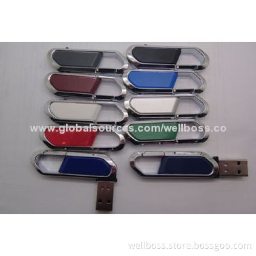 Foldout Carabiner USB Flash Drive, Customized Colors Available 1-32GBNew